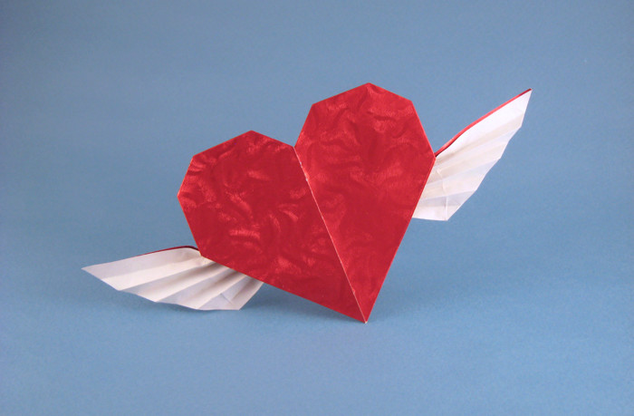 Origami Wings of love by Francis Ow folded by Gilad Aharoni