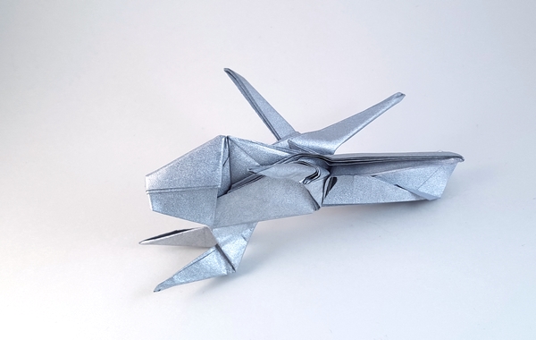 Origami Helicopter by Miyajima Noboru folded by Gilad Aharoni