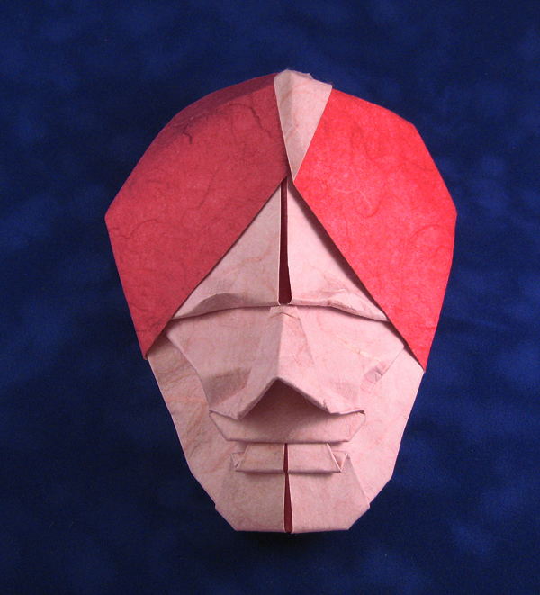 Origami Hindu by Gabriel Alvarez Casanovas folded by Gilad Aharoni