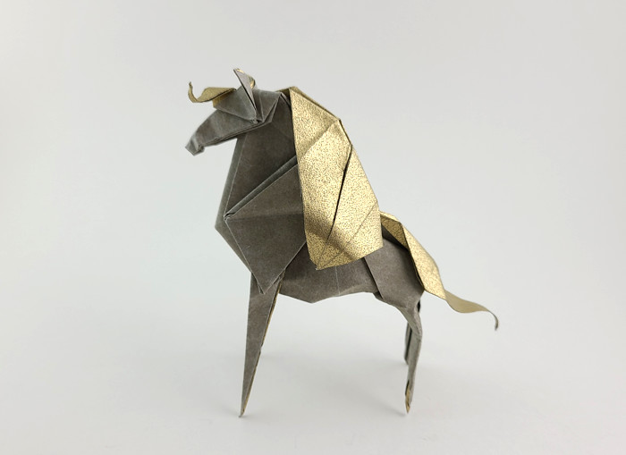 Origami Horse by Beth Johnson folded by Gilad Aharoni