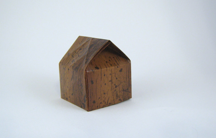 Origami House by Jun Maekawa folded by Gilad Aharoni