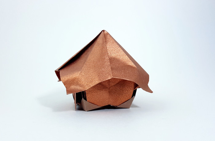 Origami House by Kreshimir Rajki folded by Gilad Aharoni