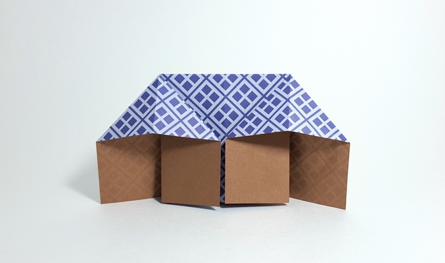 Origami Japanese house by Traditional folded by Gilad Aharoni