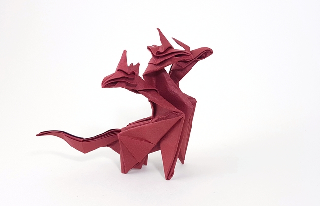 Origami Hydra by Paul Frasco folded by Gilad Aharoni