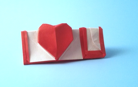 Origami I Love U II by Sy Chen folded by Gilad Aharoni