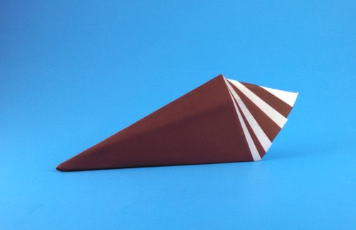 Origami Ice cream by Itaru Nakatani folded by Gilad Aharoni