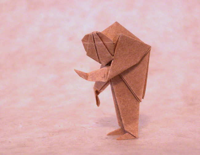 Origami Igor by Mario Adrados Netto folded by Gilad Aharoni