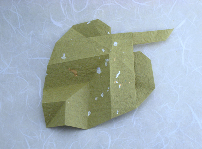 Origami Ivy leaf by Peter Engel folded by Gilad Aharoni
