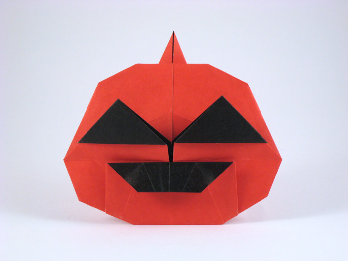 Origami Jack-o'-lantern by Niwa Taiko folded by Gilad Aharoni