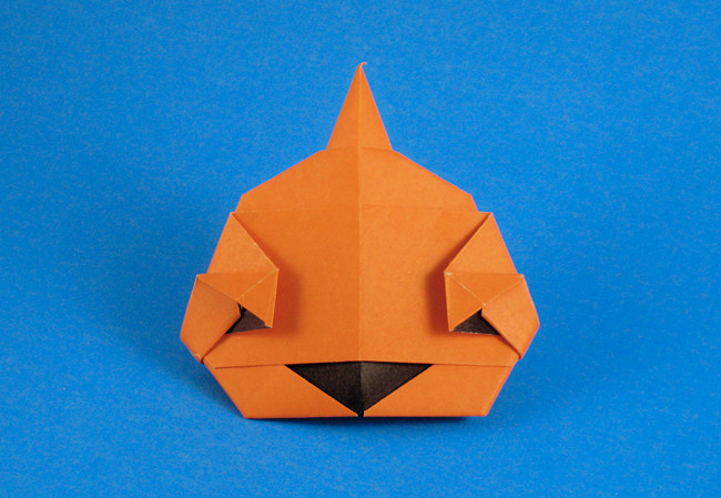 Origami Jack-o'-lantern by Eiji Tsuchito folded by Gilad Aharoni