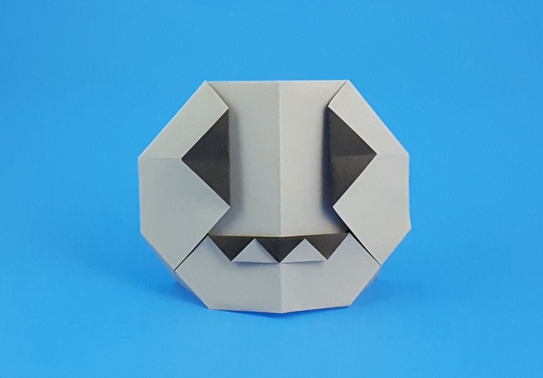 Origami Jack-o'-lantern by Stephane Gigandet folded by Gilad Aharoni