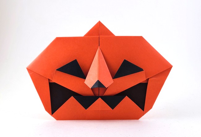 Origami Jack-O'-Lantern by Matsuno Yukihiko folded by Gilad Aharoni