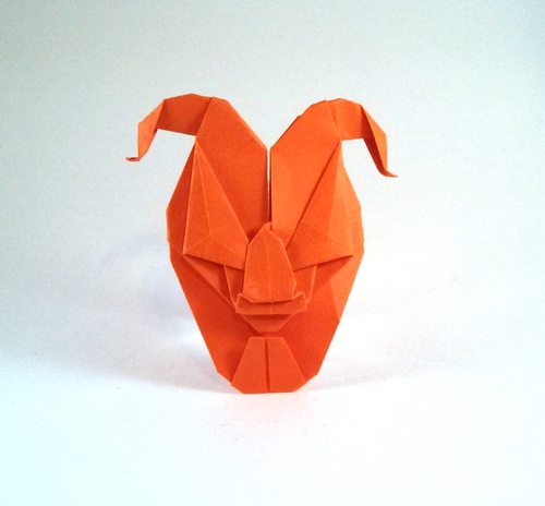 Origami Jester by Michael Adcock folded by Gilad Aharoni