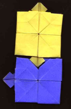 Origami Jigsaw piece by Tony O'Hare folded by Gilad Aharoni