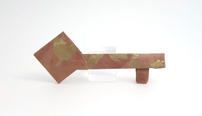 Origami Key by Ted Darwin folded by Gilad Aharoni
