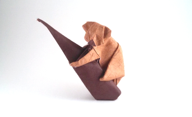 Origami Koala on a branch by Steven Casey folded by Gilad Aharoni