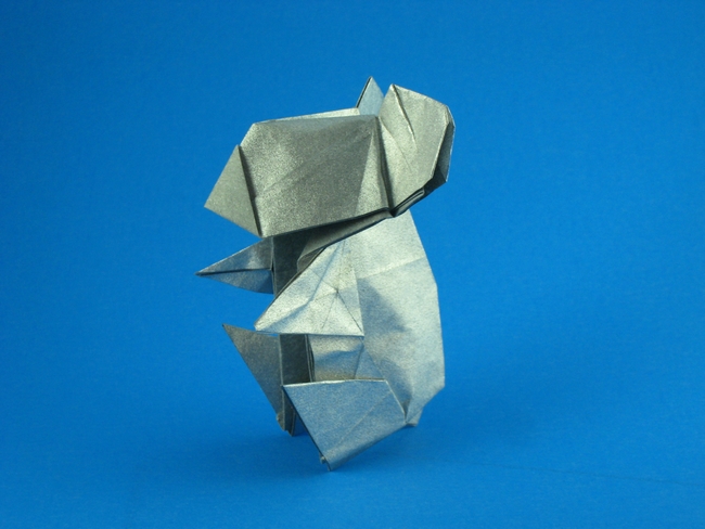 Origami Koala by Fuchimoto Muneji folded by Gilad Aharoni