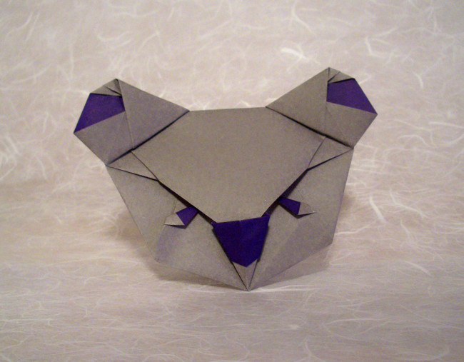 Origami Koala by Taichiro Hasegawa folded by Gilad Aharoni