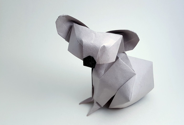 Origami Koala by Beth Johnson folded by Gilad Aharoni
