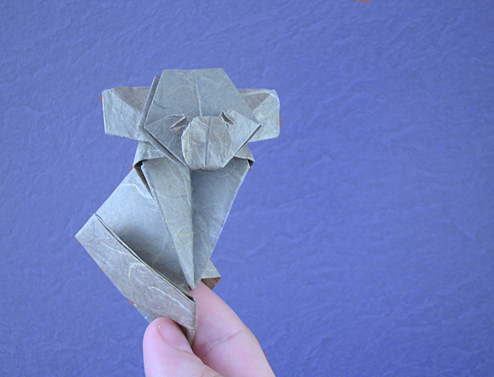 Origami Koala by Seo Won Seon (Redpaper) folded by Gilad Aharoni