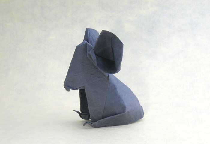 Origami Koala by Jozsef Zsebe folded by Gilad Aharoni