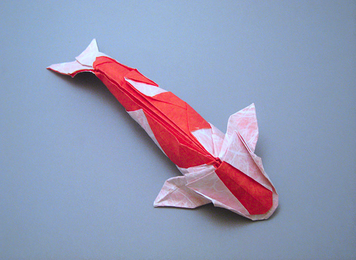 Origami Koi by Go Kinoshita folded by Gilad Aharoni