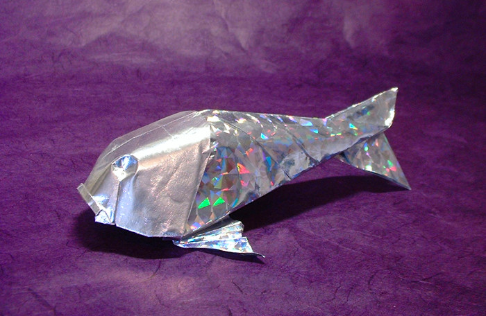 Origami Koi by Robert J. Lang folded by Gilad Aharoni