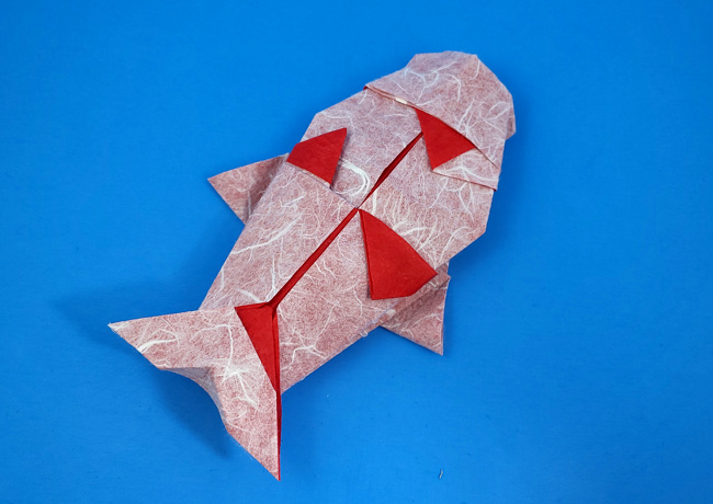 Origami Koi by Marc Kirschenbaum folded by Gilad Aharoni