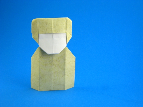 Origami Lady No.1 by David Petty folded by Gilad Aharoni