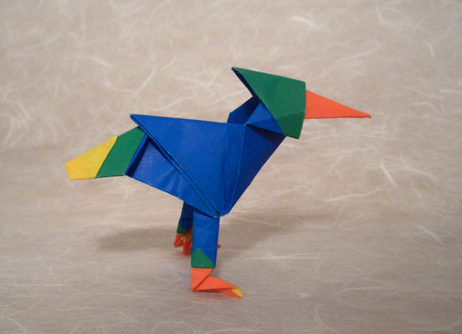 Origami Multi-layered bird by Nicolas Terry folded by Gilad Aharoni