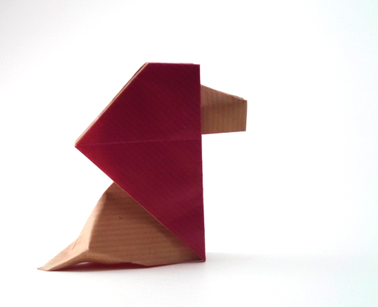 Origami Lion by Rui Roda folded by Gilad Aharoni