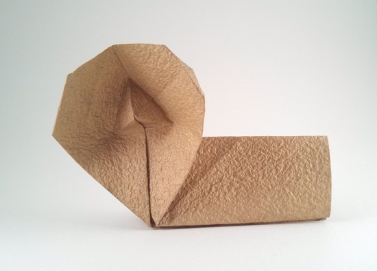 Origami Lion - simple by Seiji Nishikawa folded by Gilad Aharoni