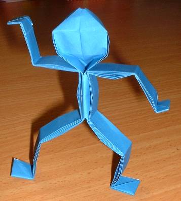 Origami Person by Didier Piguel folded by Gilad Aharoni