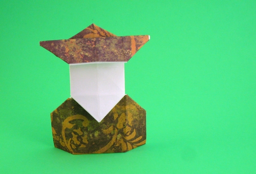 Origami Mandarin by David Petty folded by Gilad Aharoni