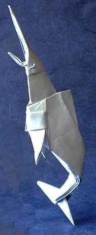 Origami Marlin by Miyajima Noboru folded by Gilad Aharoni
