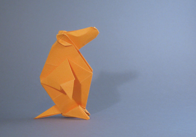 Origami Marmot by Robert J. Lang folded by Gilad Aharoni