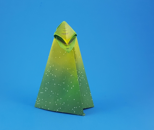 Origami Martian by John Szinger folded by Gilad Aharoni