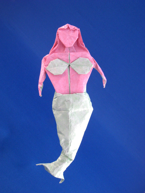 Origami Mermaid by Fernando Gilgado Gomez folded by Gilad Aharoni