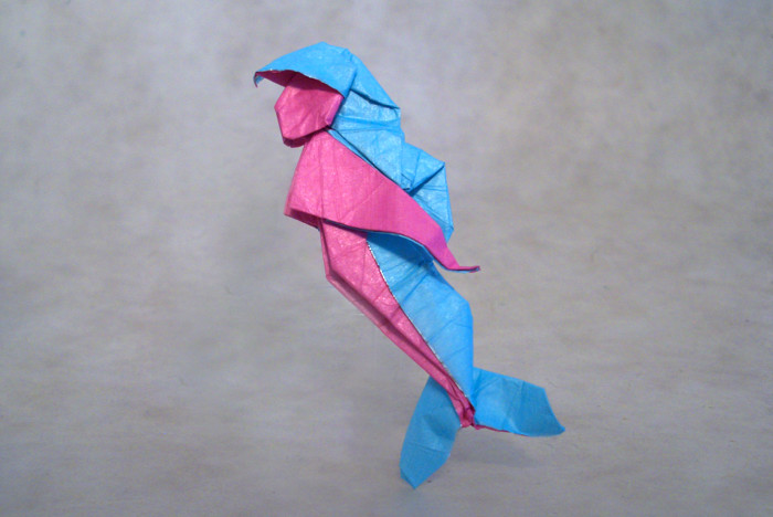 Origami Mermaid by Yamada Katsuhisa folded by Gilad Aharoni