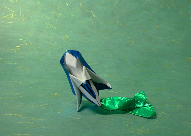 Origami Mermaid by Seiji Nishikawa folded by Gilad Aharoni