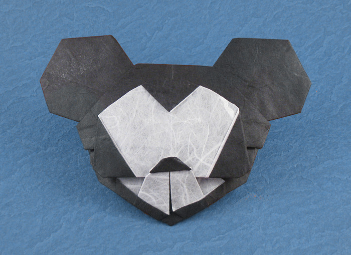 Origami Mickey mouse - Mus musculus, var. famoso by Anita F. Barbour folded by Gilad Aharoni