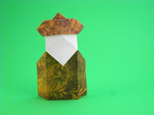 Origami Mongolian by David Petty folded by Gilad Aharoni