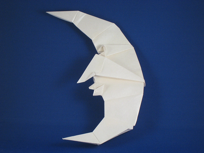 Origami Moon by Peter Engel folded by Gilad Aharoni