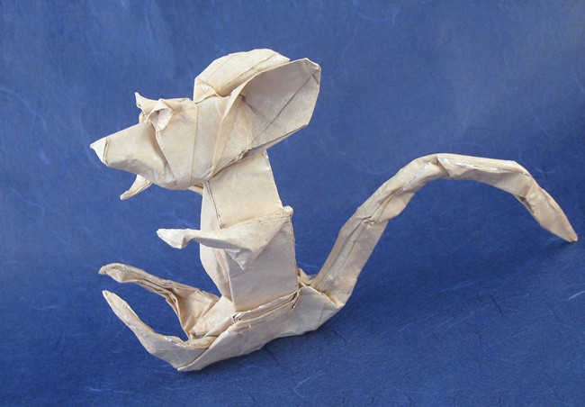 Origami Mouse by Nicola Bandoni folded by Gilad Aharoni