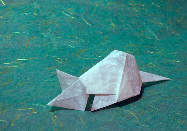 Origami Mouse by David Brill folded by Gilad Aharoni