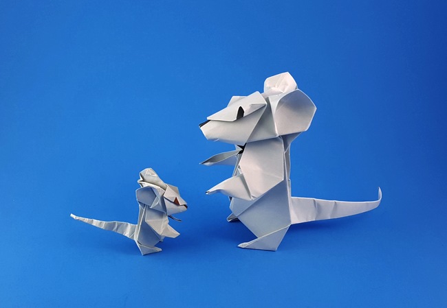 Origami Mouse by Oriol Esteve folded by Gilad Aharoni