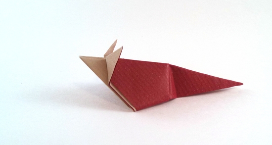 Origami Mouse by Paul Jackson folded by Gilad Aharoni
