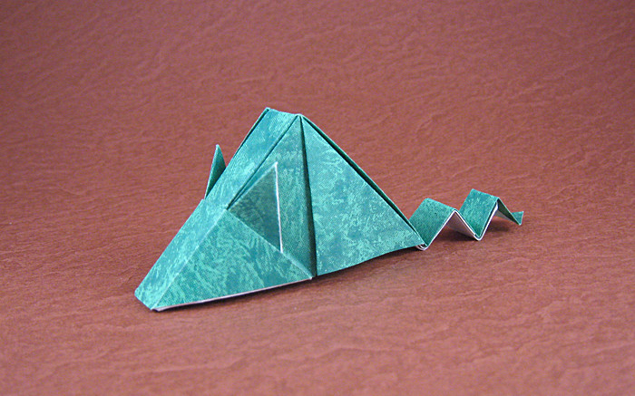 Origami Rat by Tanaka Masashi folded by Gilad Aharoni