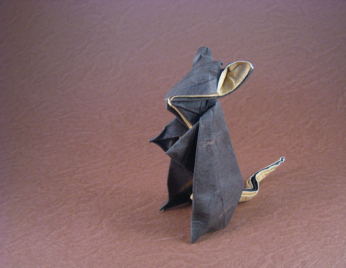 Origami Mouse by Seiji Nishikawa folded by Gilad Aharoni
