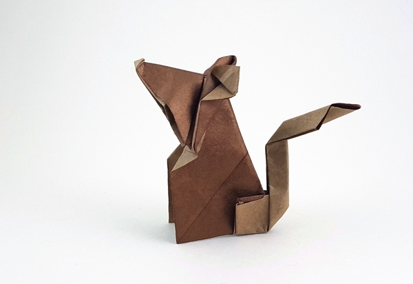 Origami Mouse by Seo Won Seon (Redpaper) folded by Gilad Aharoni